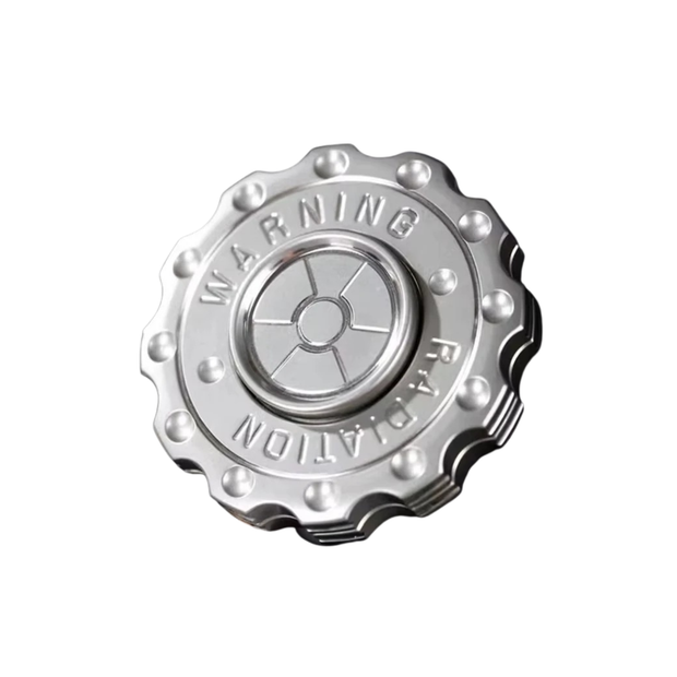 Radiation Warning Fidget Slider Spinner – EDC Stress Relief Toy