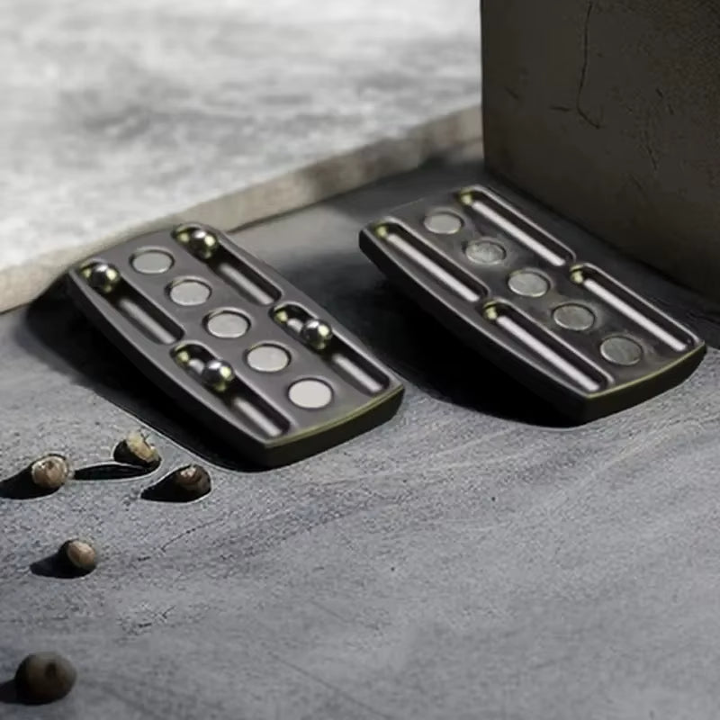 Fingerprint Magnetic Haptic Slider - Premium Metal Fidget Tool for Stress Relief and Anxiety Management