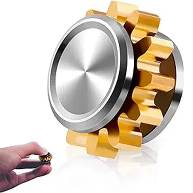 Mini Metal Gear Gyroscope Fidget Spinner - Portable Stress Relief Toy for Adults and Children, Ideal Gift for Autism and ADHD, Perfect for Birthdays and Christmas
