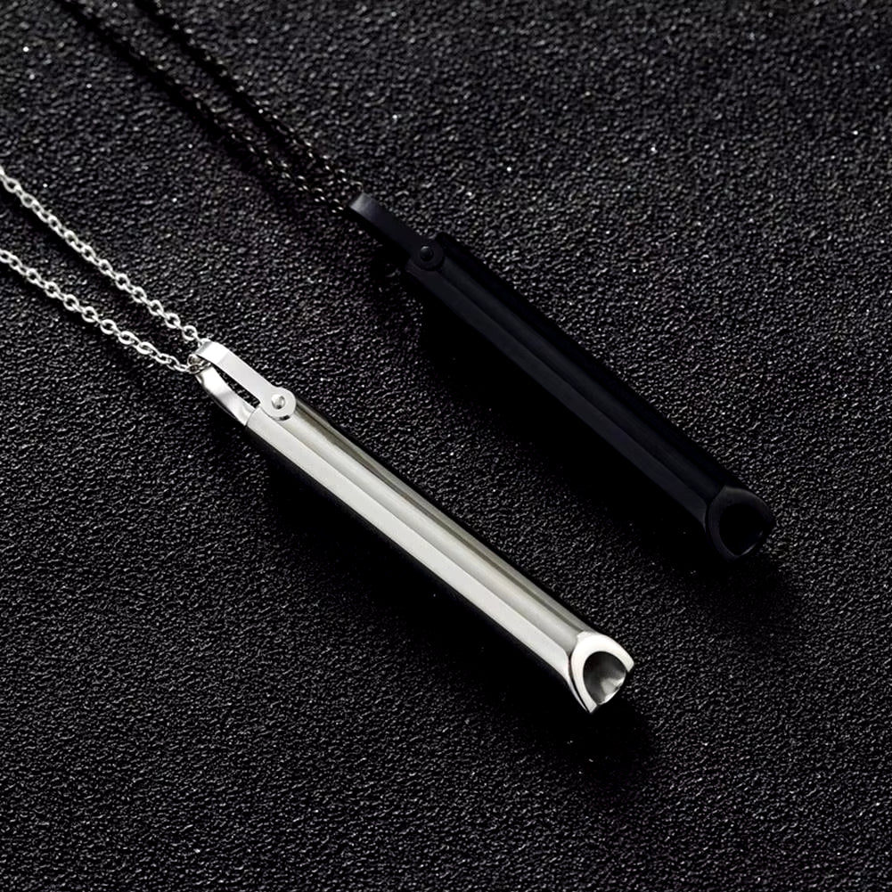 Stainless Steel Anxiety Relief Necklace for Women - Meditation and Yoga Jewelry Accessory