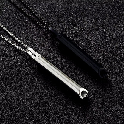 Stainless Steel Anxiety Relief Necklace for Women - Meditation and Yoga Jewelry Accessory