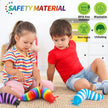 4-Piece Articulated Slug Fidget Toy Set, Sensory Tools for Autism Support and Stress Relief for Children and Adults