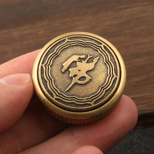 Zen Buddha Metal Fidget Spinner for Stress Relief and Anxiety Management - Ideal EDC Toy for Adults