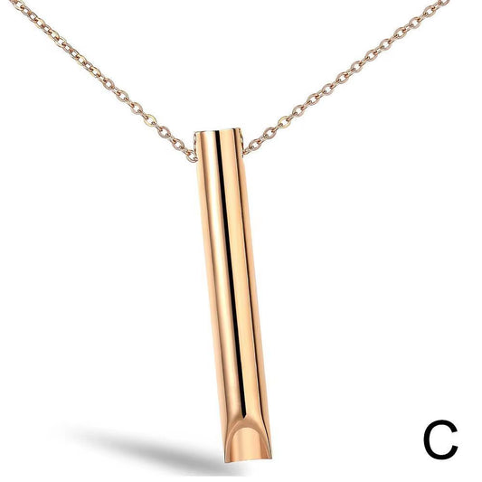 Stainless Steel Anxiety Relief Necklace for Women - Meditation and Yoga Jewelry Accessory