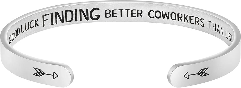 Personalized Inspirational Mantra Cuff Bracelet for Women -  Encouragement Gift for Friends