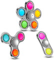 3-Pack Pop Fidget Spinners - Ideal for Party Favors, Classroom Prizes, and Sensory Play for Teens and Children - Perfect Birthday Gifts
