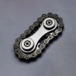 Sprocket Flywheel Fingertip Gyro Fidget Spinner - Metal Bike Chain EDC Stress Relief Toy for Adults and Kids