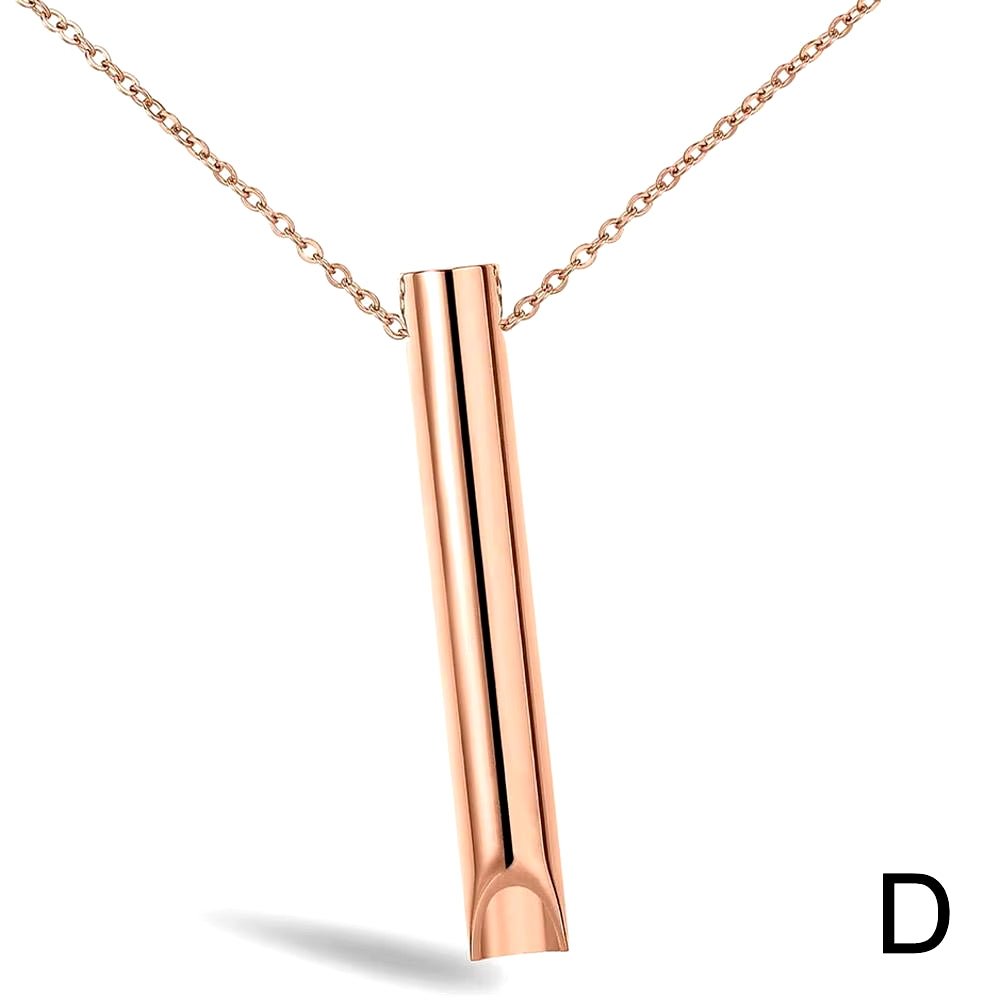 Stainless Steel Anxiety Relief Necklace for Women - Meditation and Yoga Jewelry Accessory