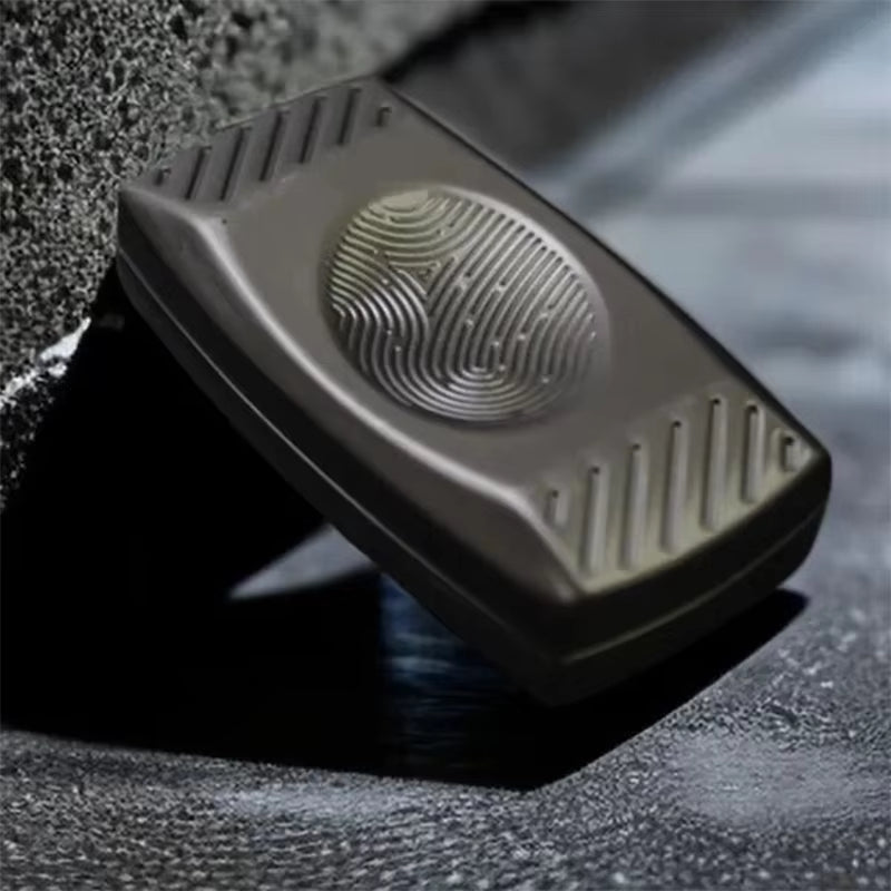 Fingerprint Magnetic Haptic Slider - Premium Metal Fidget Tool for Stress Relief and Anxiety Management