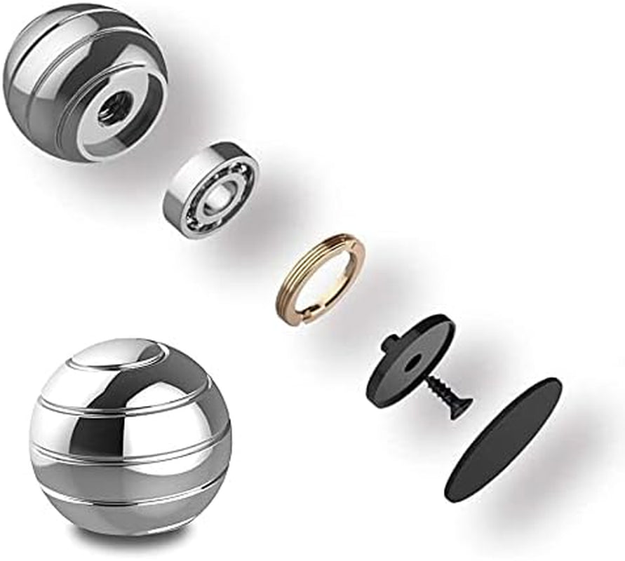 Kinetic Desk Toys - Full Body Optical Illusion Fidget Spinner Ball - Ideal Gifts for Men, Women, and Children - Perfect for Valentine's Day