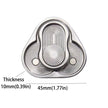 Triangle Magnetic Fidget Slider - Premium Metal EDC Hand Spinner for Stress Relief and Sensory Support in Adults