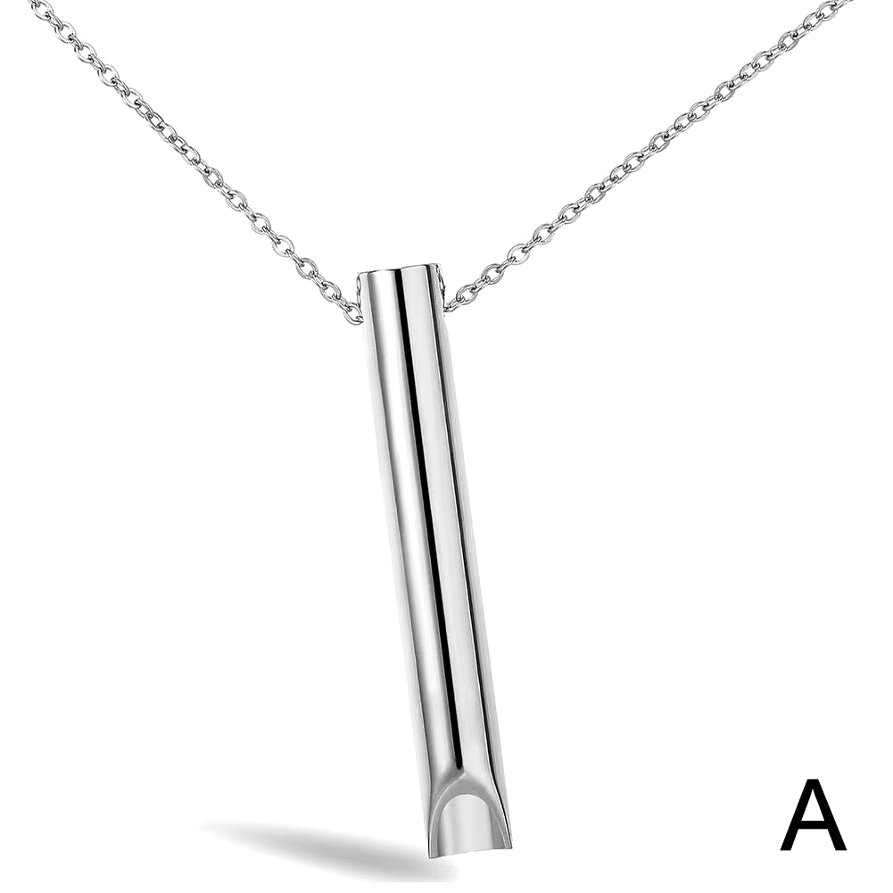 Stainless Steel Anxiety Relief Necklace for Women - Meditation and Yoga Jewelry Accessory