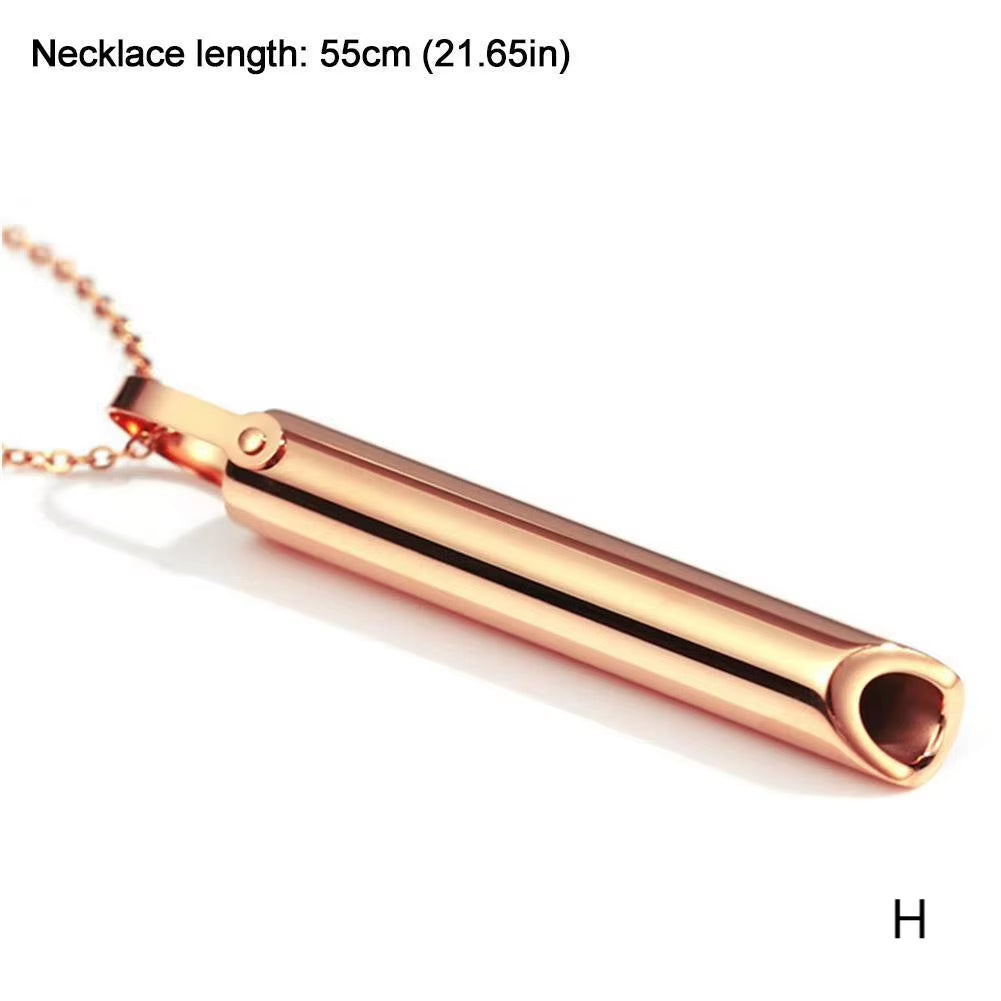 Stainless Steel Anxiety Relief Necklace for Women - Meditation and Yoga Jewelry Accessory