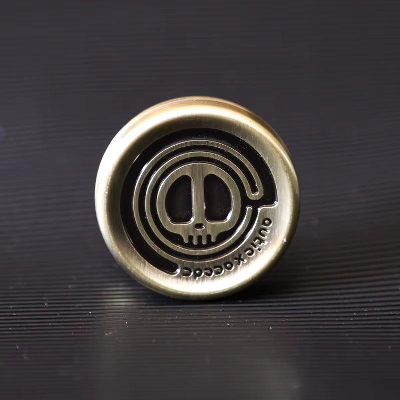 Devil Milk Cap Magnetic Haptic Coins - EDC Metal Fidget Toys for Adults, Sensory Support for Autism and ADHD, Hand Spinner for Anxiety and Stress Relief