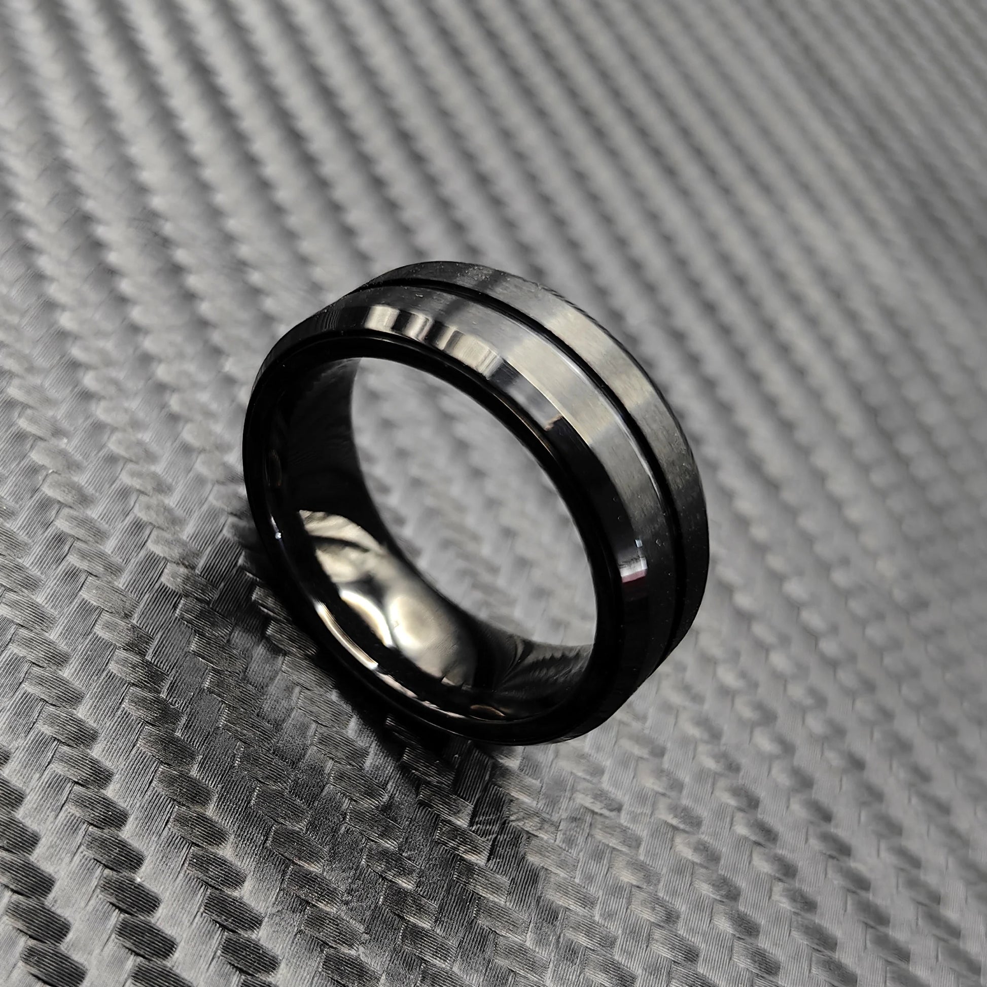 Metal Fidget Slider Rings - Stress Relief Accessory for Adults with ADHD
