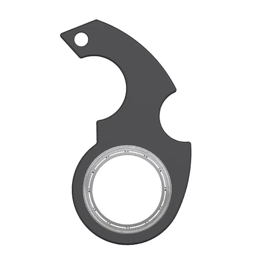 Metal Spinner Stress Relief Keychain - Fingertip Fidget Toy for Anxiety and Boredom Relief, Ideal Party Gift