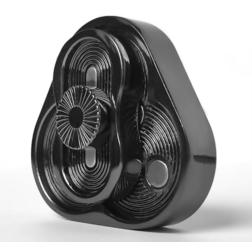 Triangle Magnetic Fidget Slider - Premium Metal EDC Hand Spinner for Stress Relief and Sensory Support in Adults