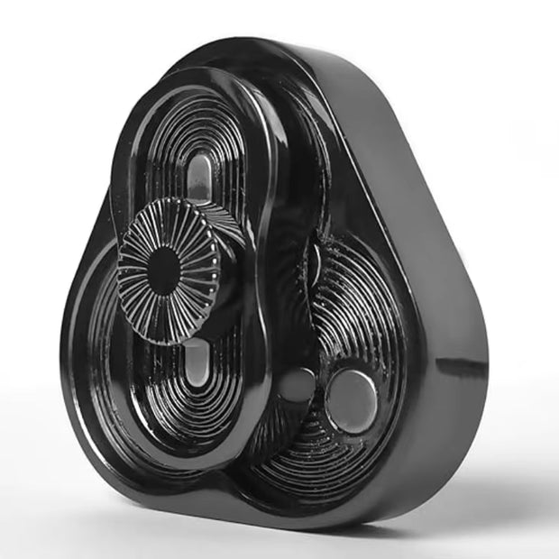 Triangle Magnetic Fidget Slider - Premium Metal EDC Hand Spinner for Stress Relief and Sensory Support in Adults