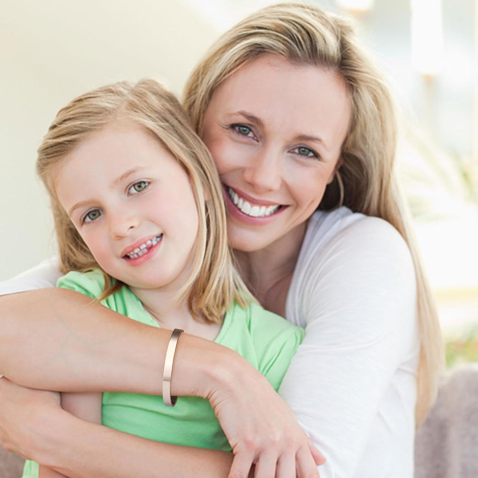 Personalized Inspirational Mantra Cuff Bracelet for Women -  Encouragement Gift for Friends