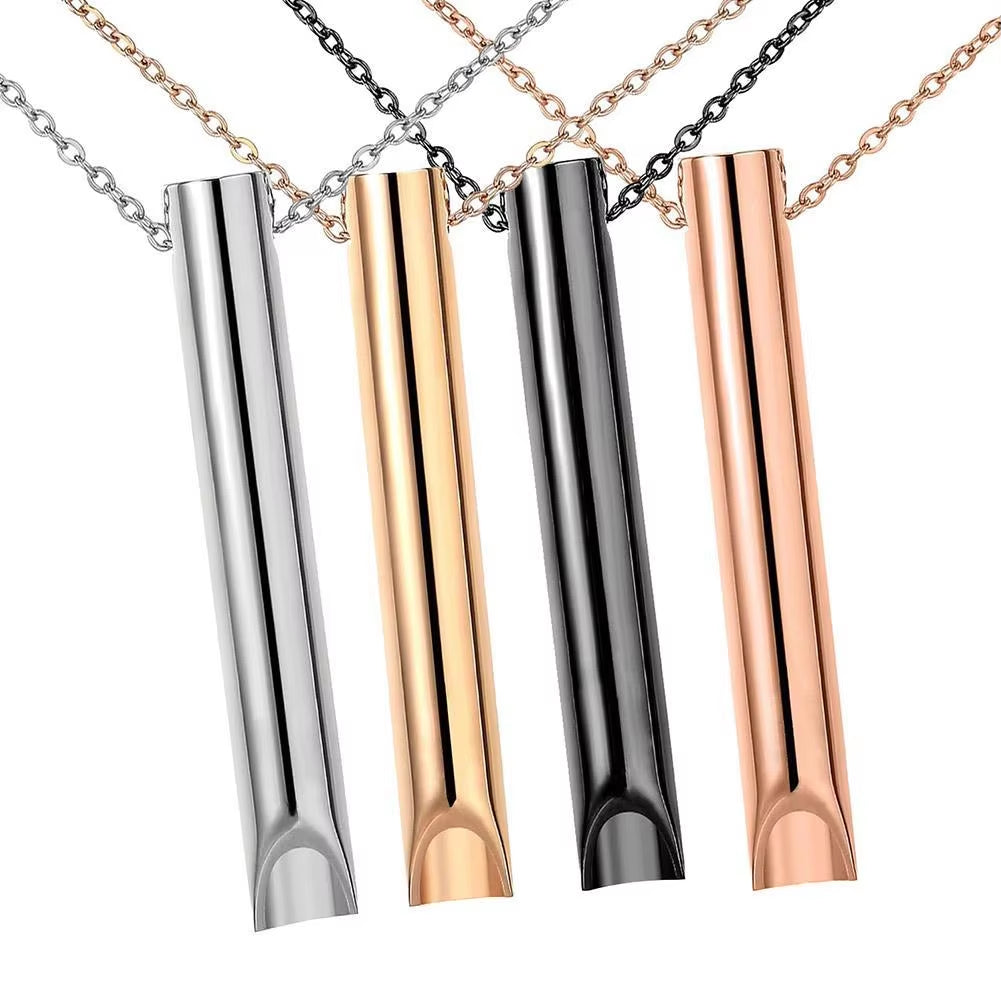 Stainless Steel Anxiety Relief Necklace for Women - Meditation and Yoga Jewelry Accessory
